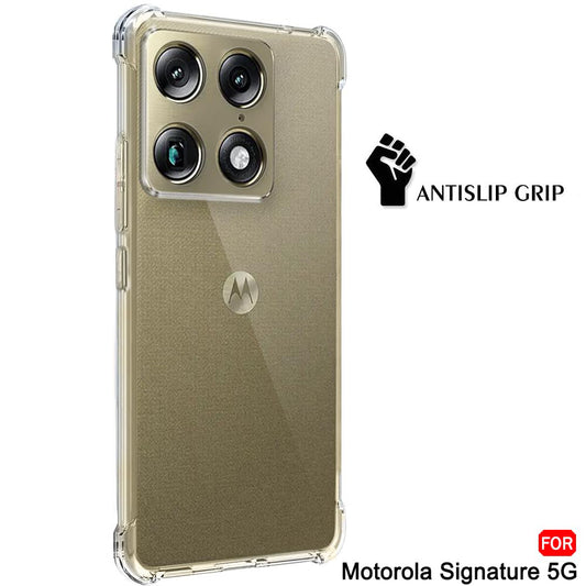 Custodia per Motorola Edge 70 Ultra / Signature, Techsuit, Shockproof Clear, Trasparente
