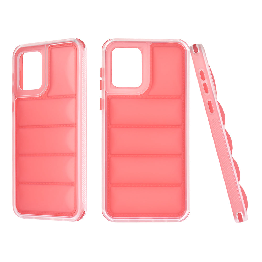 Custodia per Motorola Moto E13, Techsuit, Wave Shield, Rossa