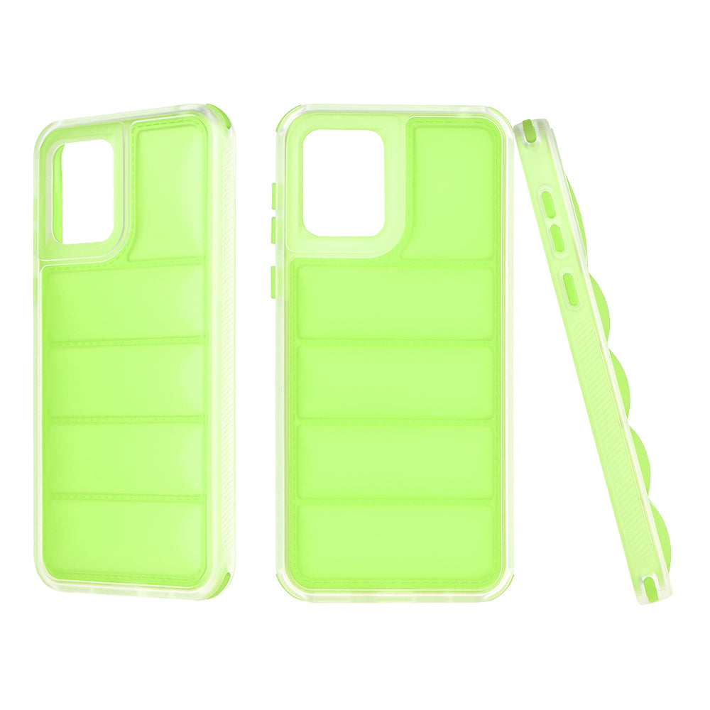 Custodia per Motorola Moto E13, Techsuit, Wave Shield, Verde