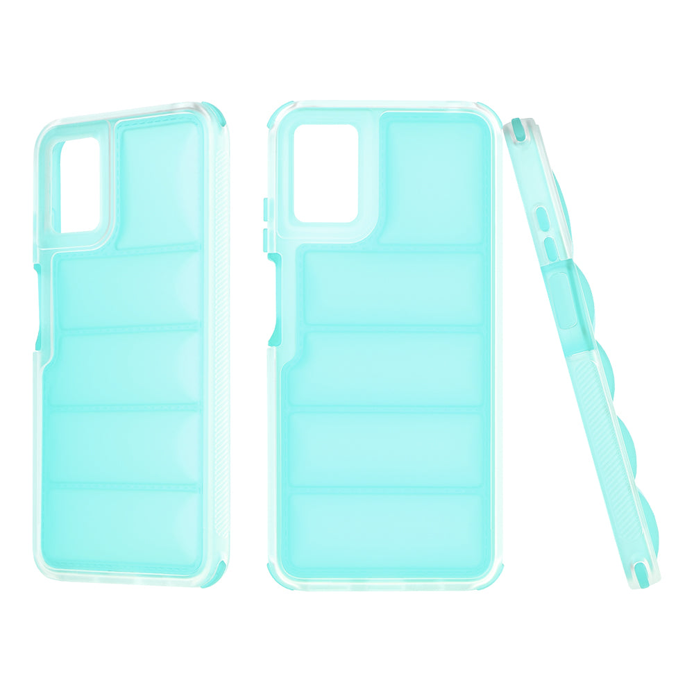 Custodia per Motorola Moto E22i / E22, Techsuit, Wave Shield, Turchese