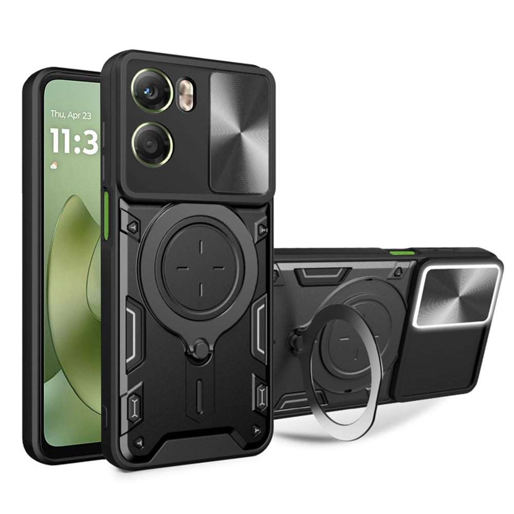 Custodia per Motorola Moto G06, Techsuit, CamGuard Pro, Nera