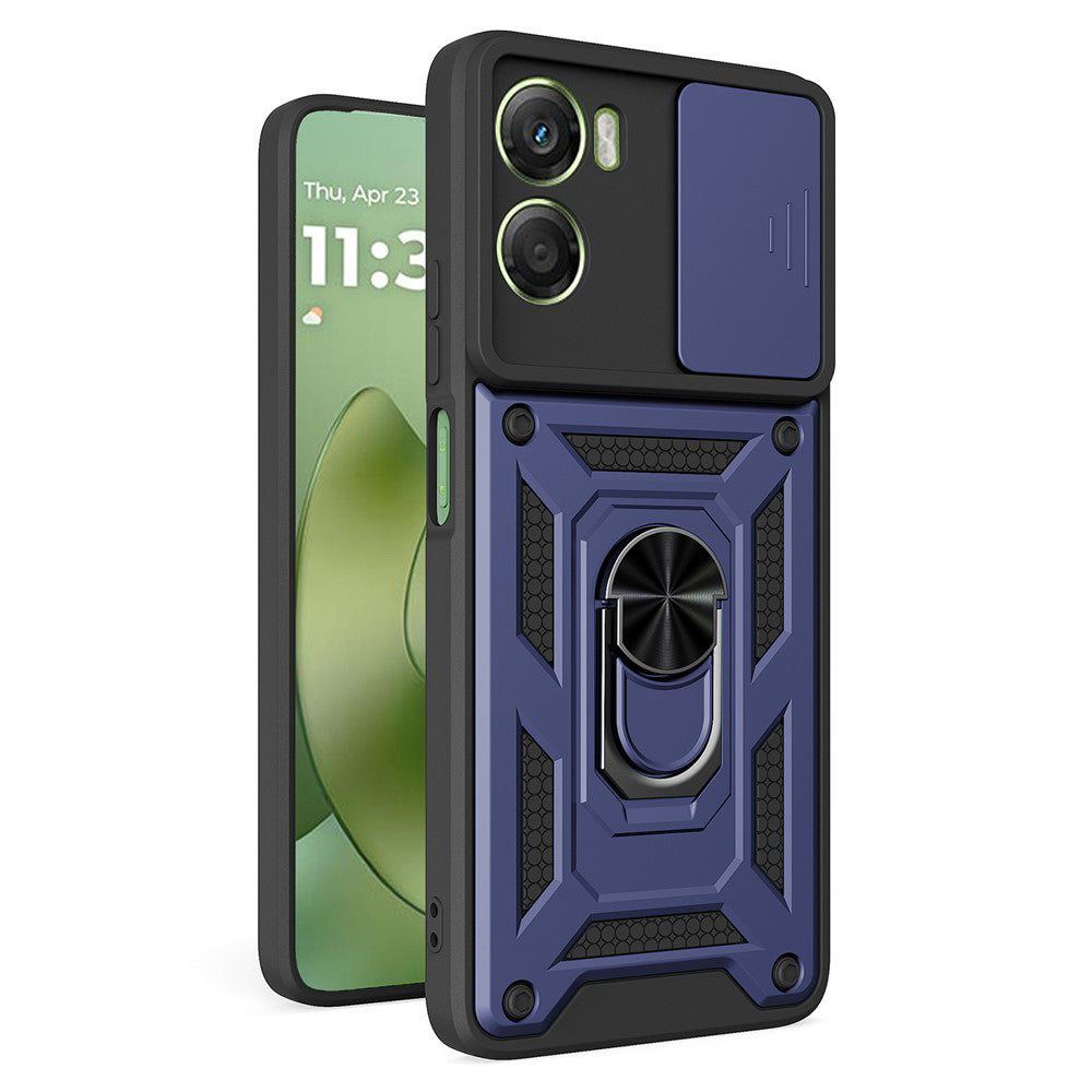 Custodia per Motorola Moto G06, Techsuit, CamShield, Blu