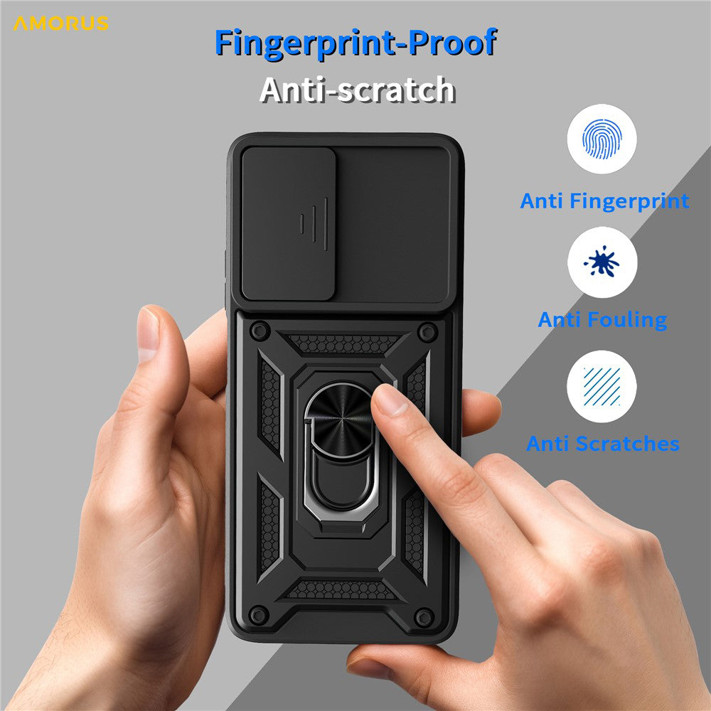 Custodia per Motorola Moto G06, Techsuit, CamShield, Blu