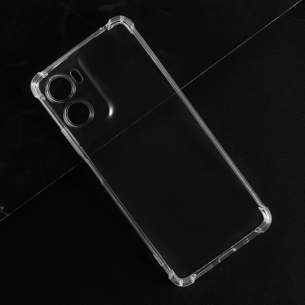 Custodia per Motorola Moto G06, Techsuit, Shockproof Clear, Trasparente