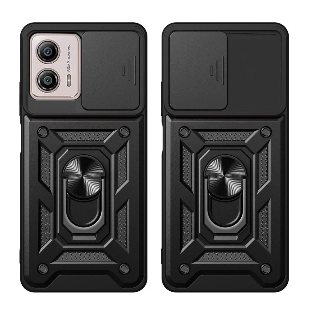 Custodia per Motorola Moto G13 / G23 / G53, Techsuit, CamShield, Nera