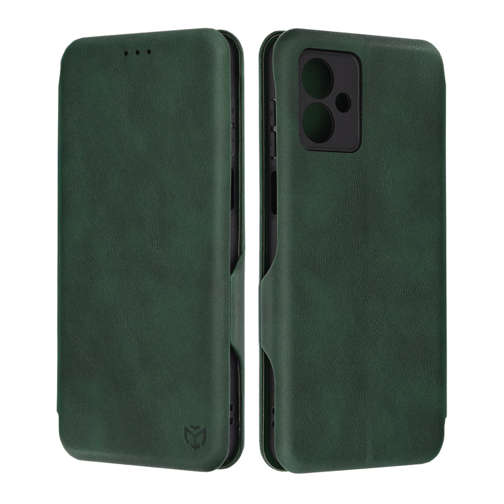 Custodia per Motorola Moto G14, Techsuit, Safe Wallet Plus, Verde
