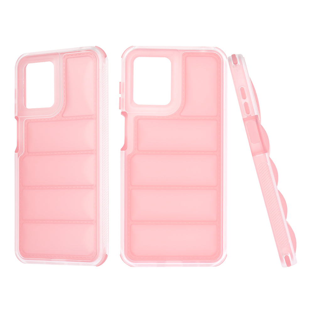 Custodia per Motorola Moto G14, Techsuit, Wave Shield, Rosa