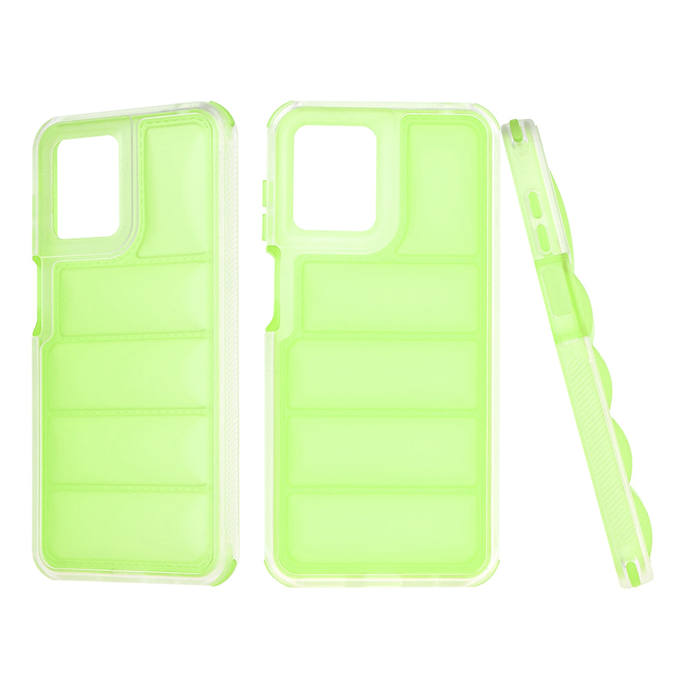 Custodia per Motorola Moto G14, Techsuit, Wave Shield, Verde