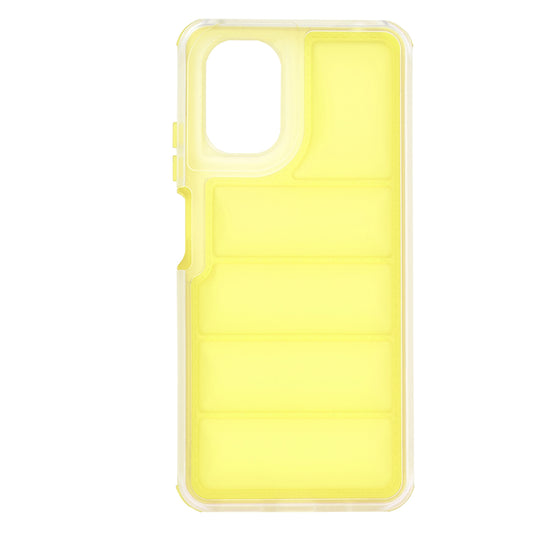 Custodia per Motorola Moto G24 Power, Techsuit, Wave Shield, Gialla