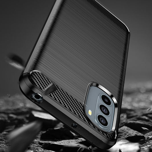 Custodia per Motorola Moto G31 / G41, Techsuit, Carbonio, Nera