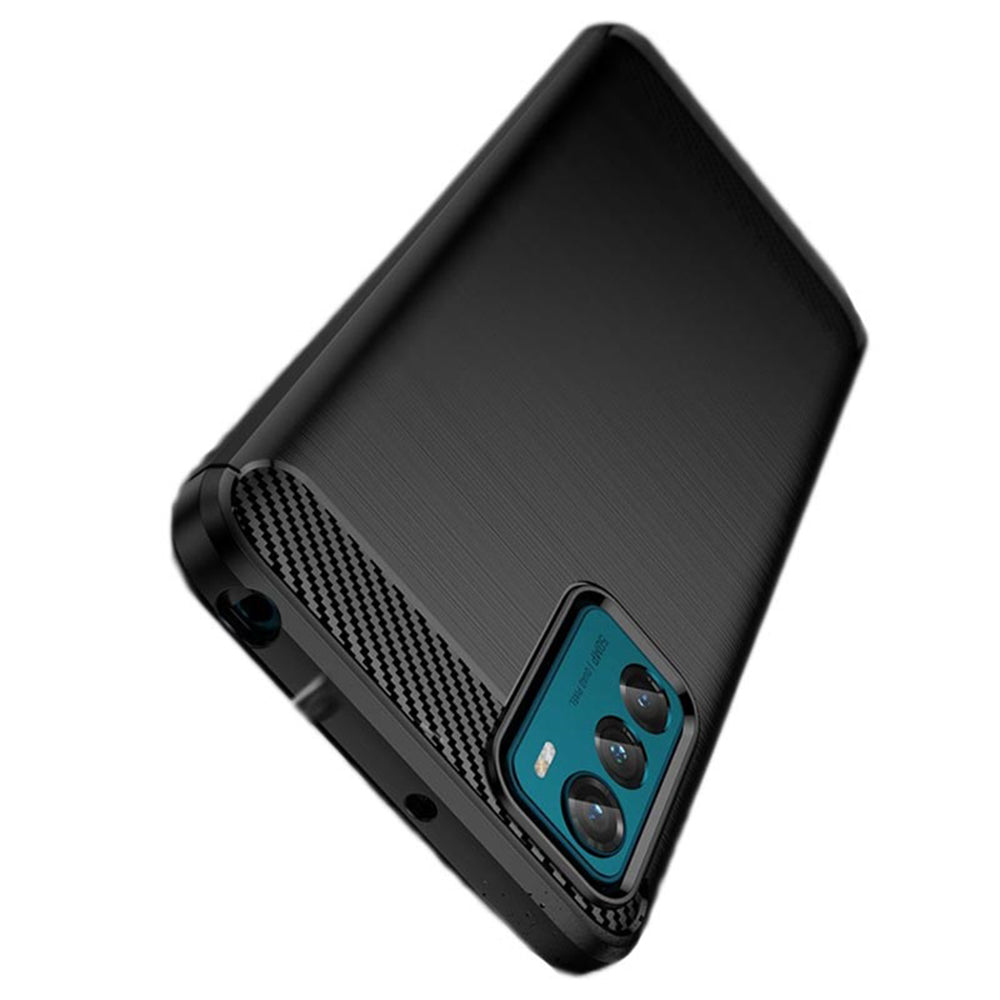 Custodia per Motorola Moto G42, Techsuit, Carbonio, Nera