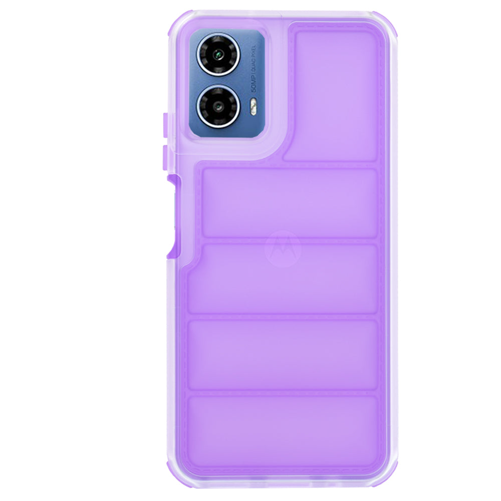 Custodia per Motorola Moto G45 / G34, Techsuit, Wave Shield, Viola