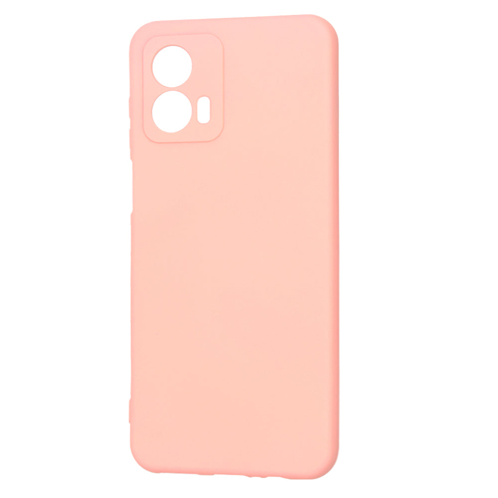 Custodia per Motorola Moto G53, Techsuit, SoftFlex, Rosa Chiaro