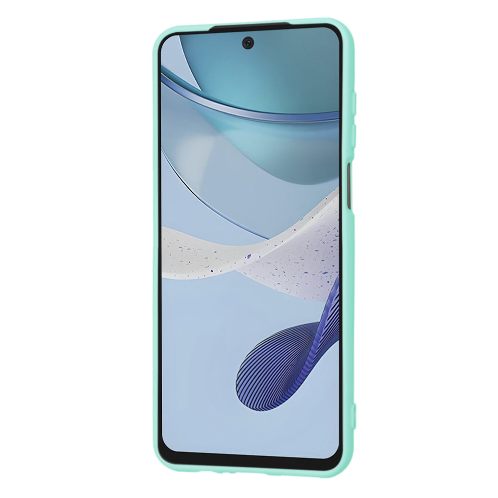 Custodia per Motorola Moto G53, Techsuit, SoftFlex, Turchese