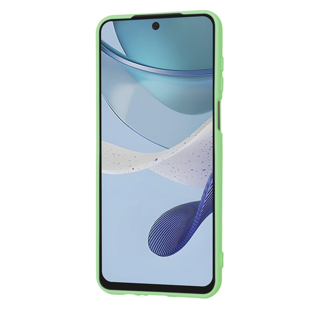 Custodia per Motorola Moto G53, Techsuit, SoftFlex, Verde Chiaro