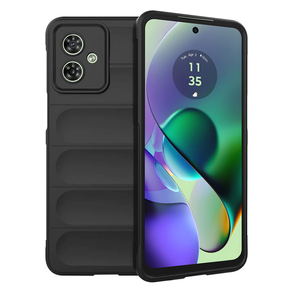 Custodia per Motorola Moto G54, Techsuit, Magic Shield, Nera