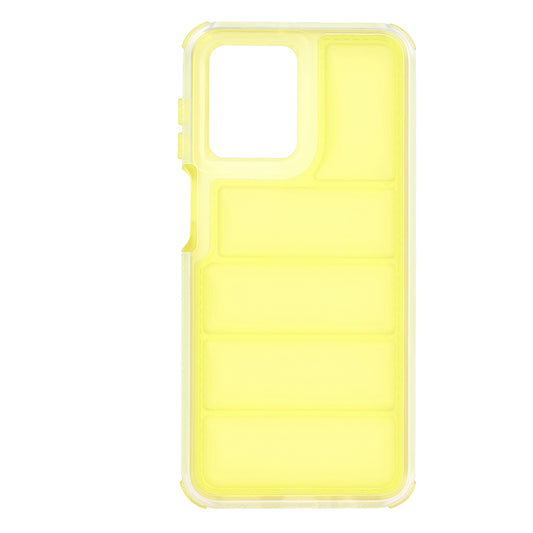 Custodia per Motorola Moto G54, Techsuit, Wave Shield, Gialla