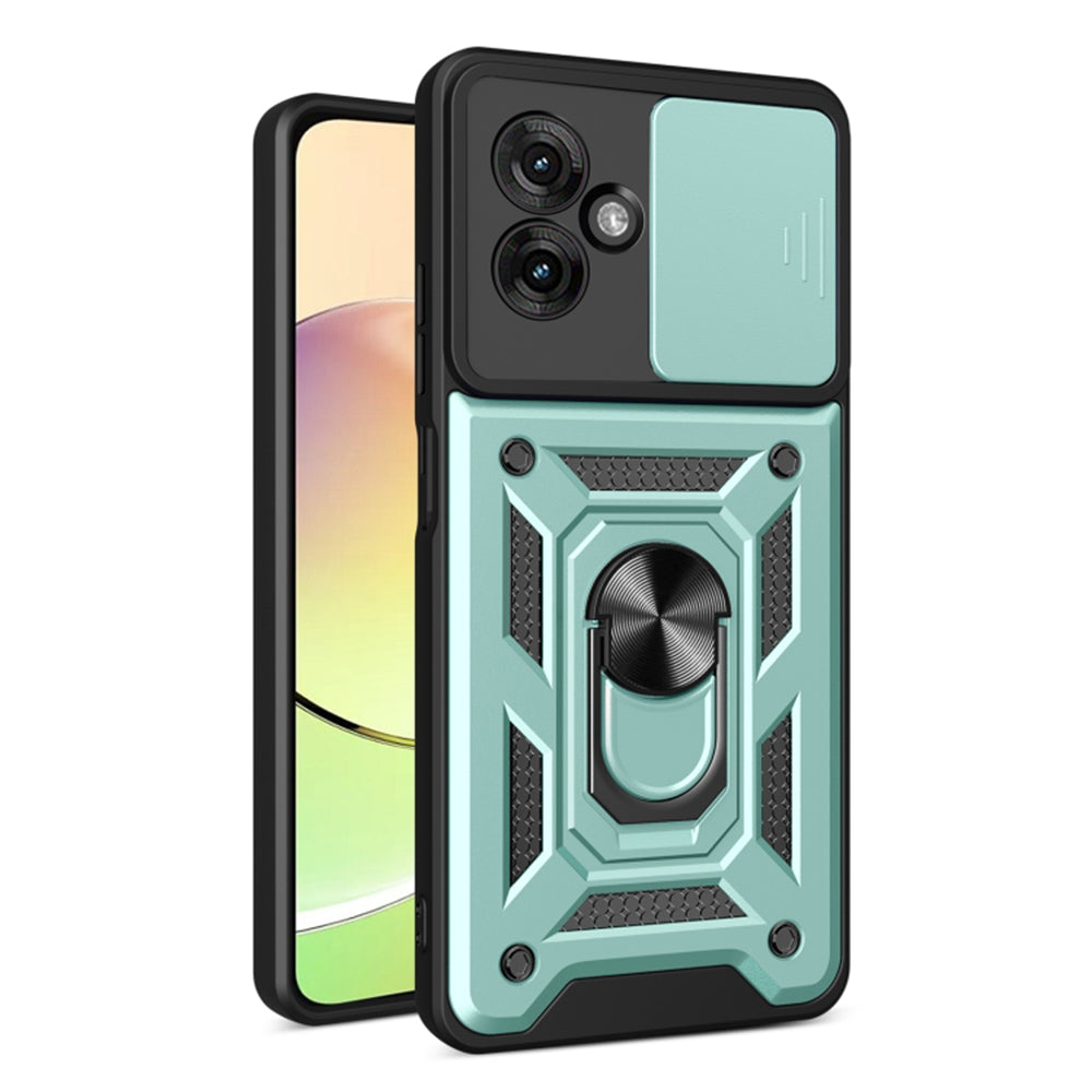 Custodia per Motorola Moto G55, Techsuit, CamShield, Verde