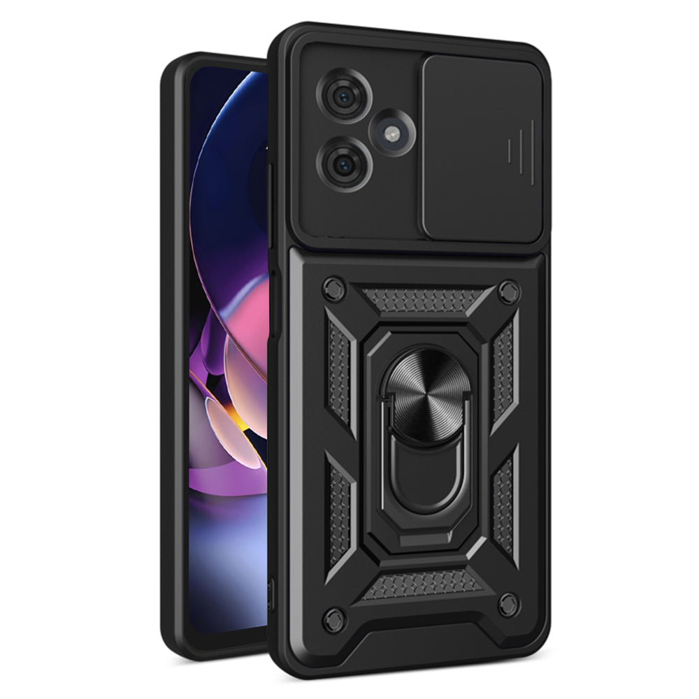 Custodia per Motorola Moto G64 / G54 Power Edition, Techsuit, CamShield, Nera