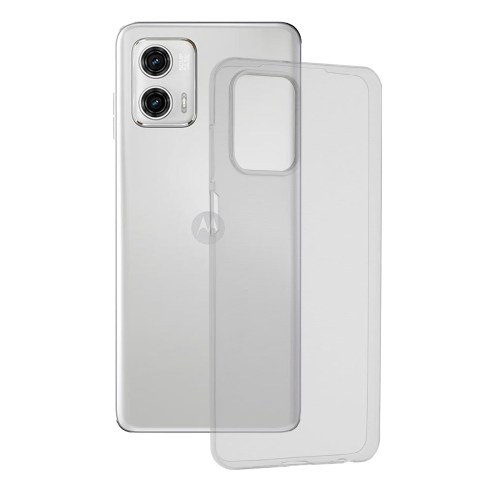 Custodia per Motorola Moto G73, Techsuit, Chiara, Trasparente