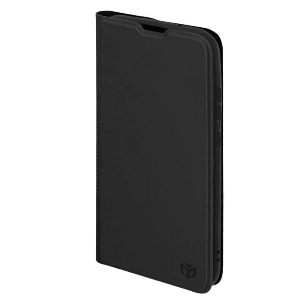 Custodia per Motorola Moto G77 / G67, Techsuit, Magskin Book, Nera