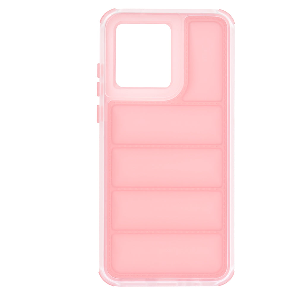 Custodia per Motorola Moto G84, Techsuit, Wave Shield, Rosa