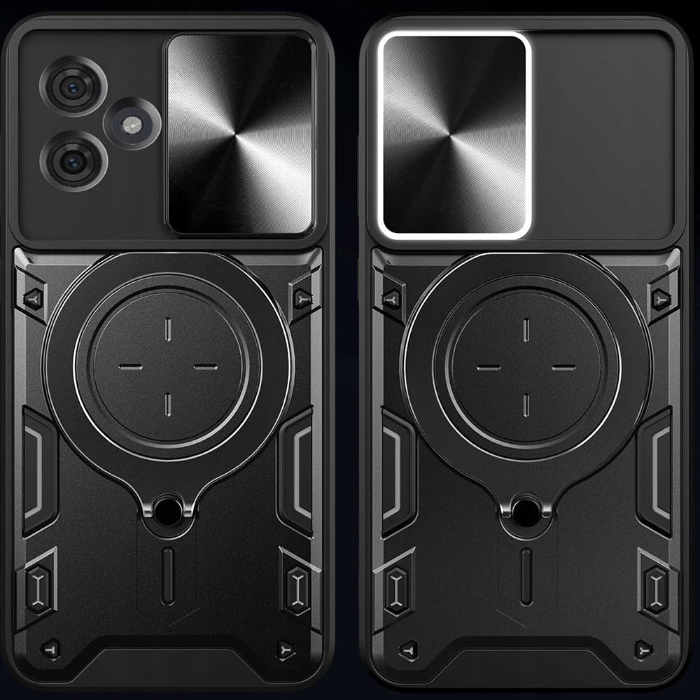 Custodia per Motorola Moto G86 Power, Techsuit, CamGuard Pro, Nera