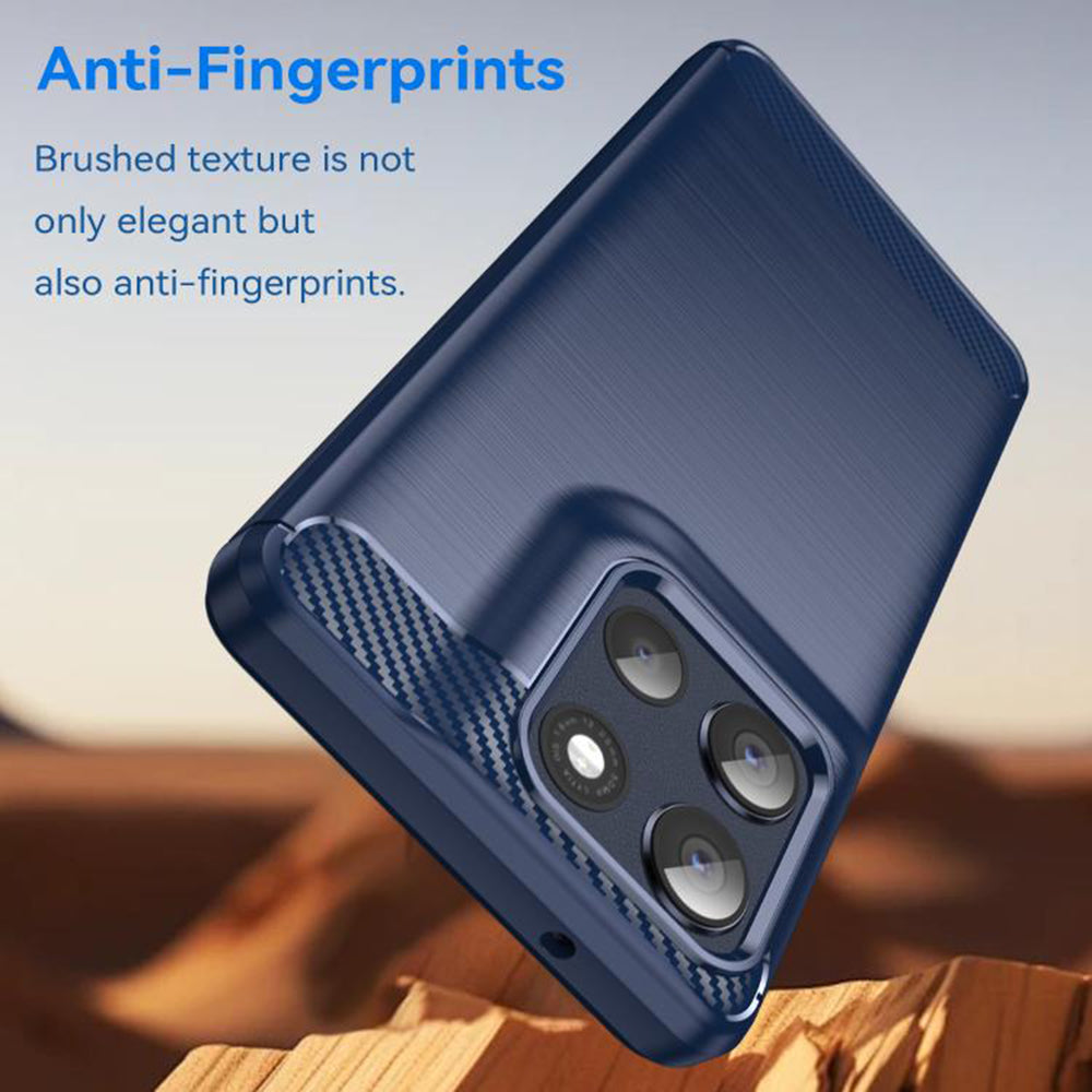 Custodia per Motorola Moto G86, Techsuit, Carbonio, Blu