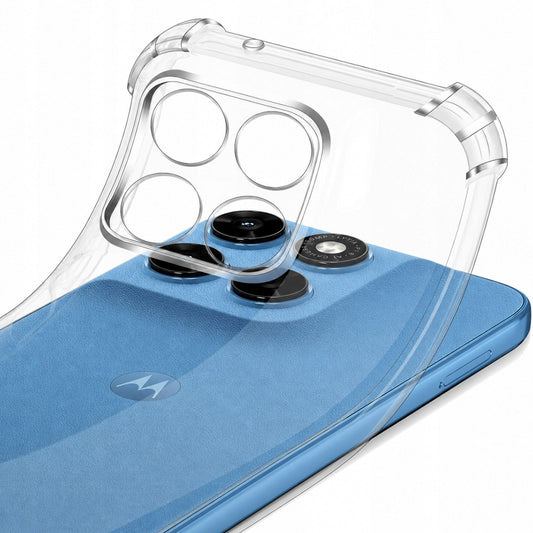 Custodia per Motorola Moto G87 / G77 / G67, Techsuit, Shockproof Clear, Trasparente