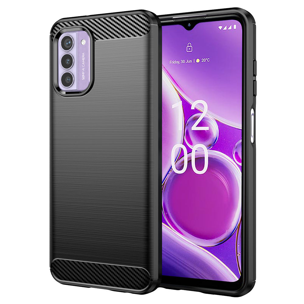 Custodia per Nokia G42, Techsuit, Carbonio, Nera