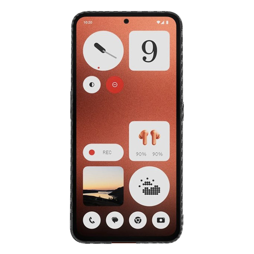 Custodia per Nothing CMF Phone 1, Techsuit, Carbonite FiberShell, Nera