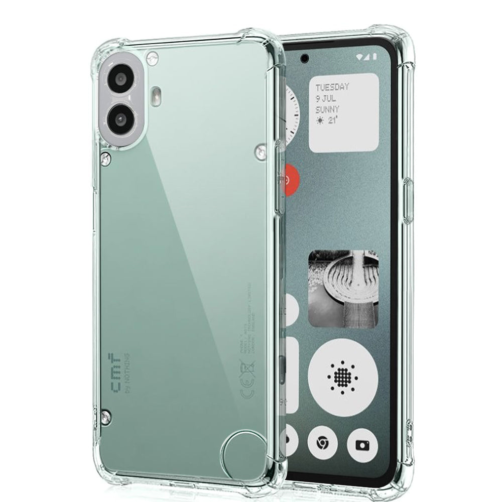 Custodia per Nothing CMF Phone 1, Techsuit, Shockproof Clear, Trasparente