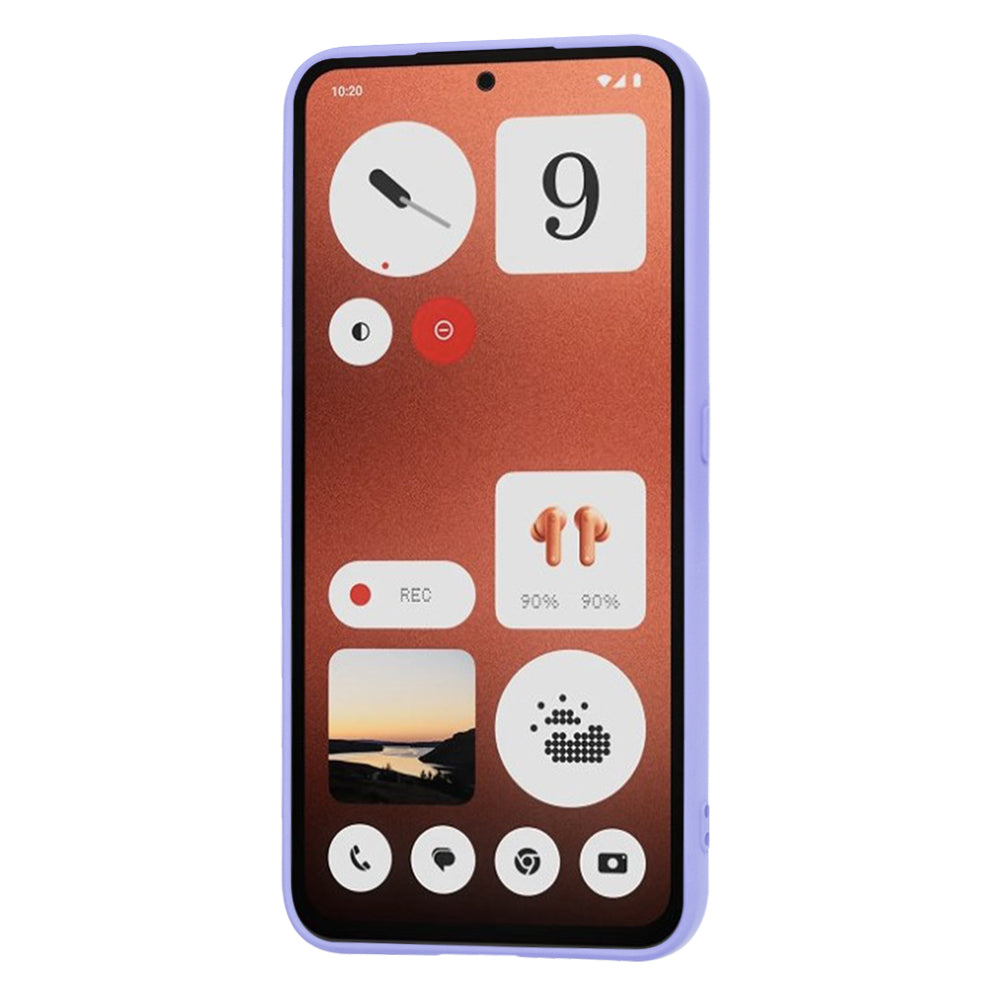 Custodia per Nothing CMF Phone 1, Techsuit, SoftFlex, Viola Chiaro