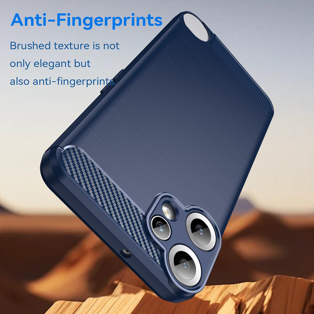 Custodia per Nothing CMF Phone 2 Pro, Techsuit, Carbonio, Blu