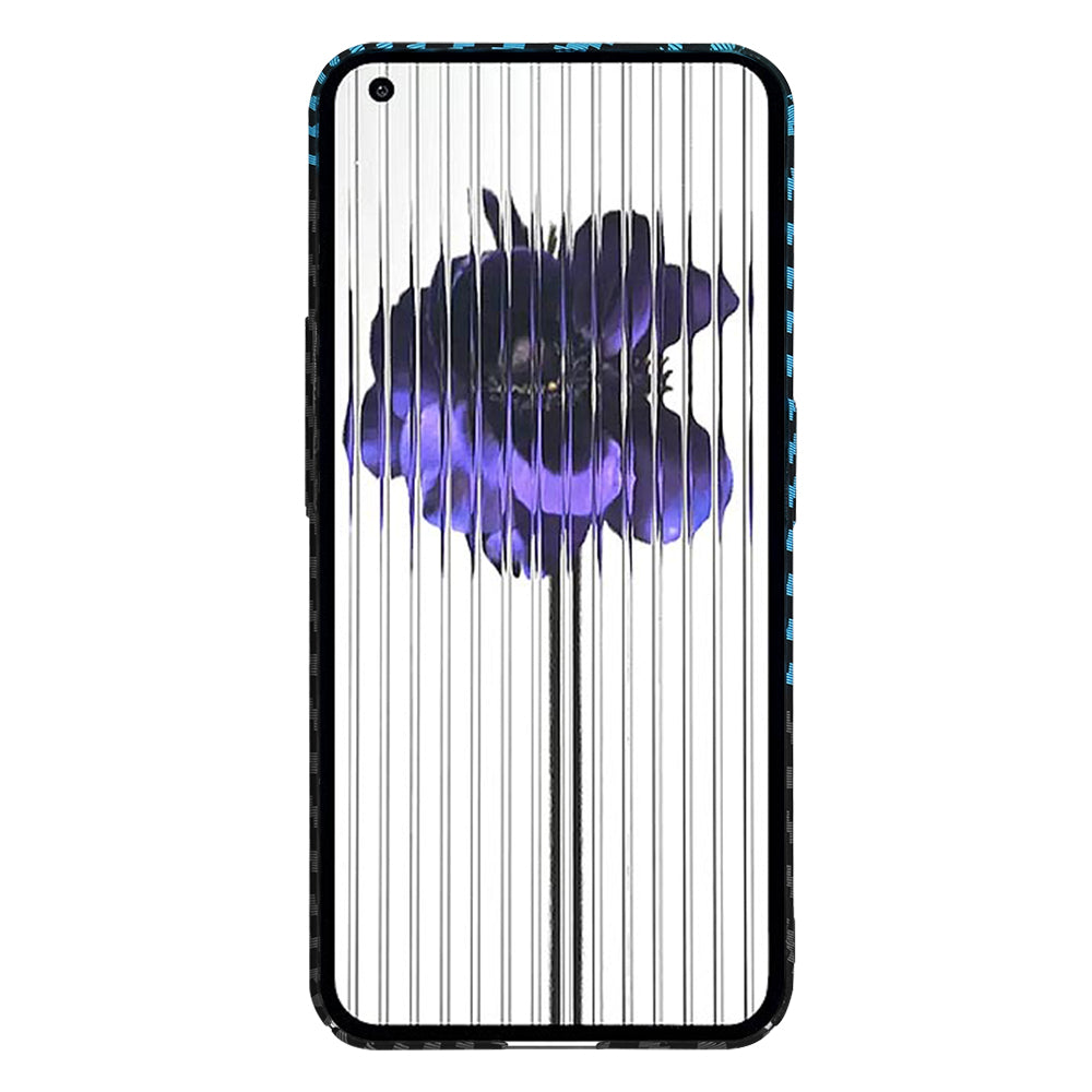 Custodia per Nothing Phone (1), Techsuit, Carbonite FiberShell, Nero Bleu