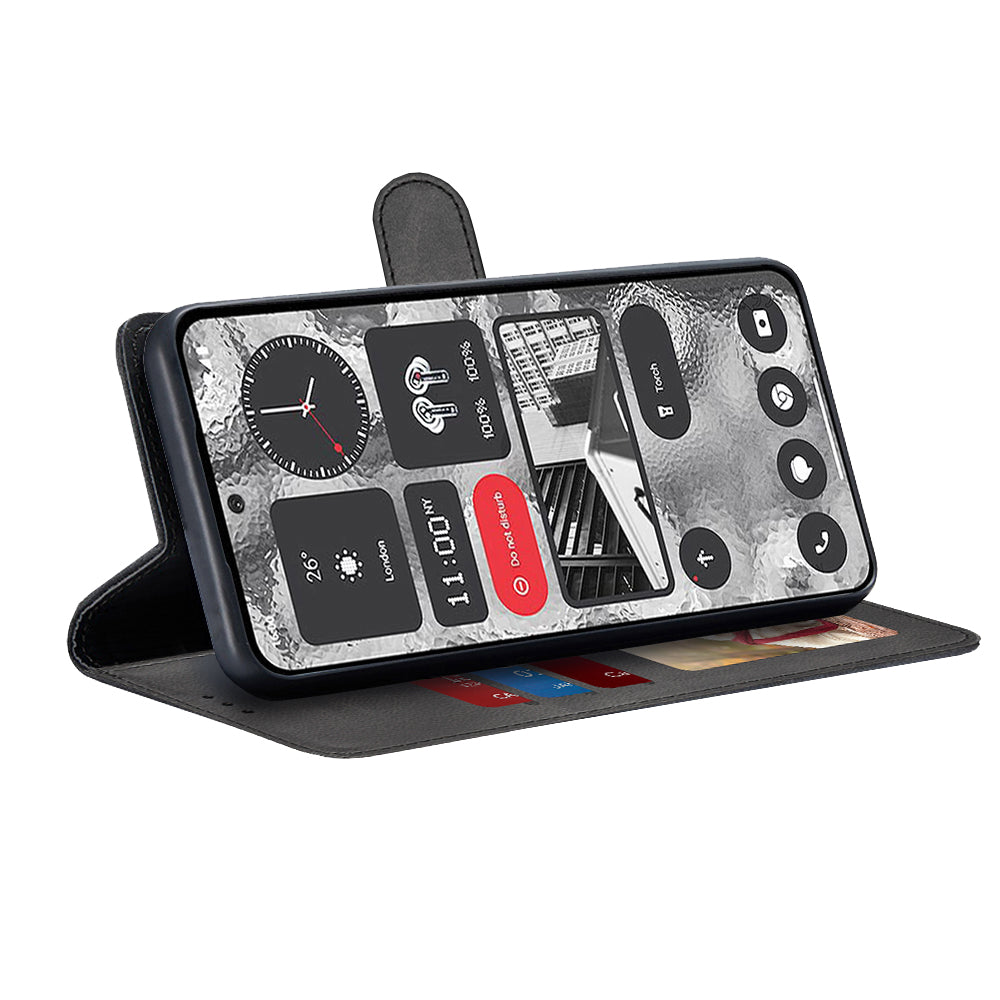 Custodia per Nothing Phone (2), Techsuit, Diary Book, Nera