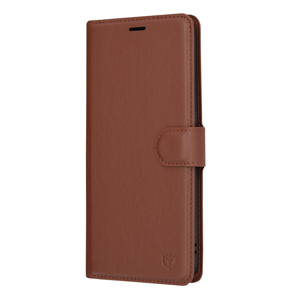 Custodia per Nothing Phone (2), Techsuit, Leather Folio, Marrone