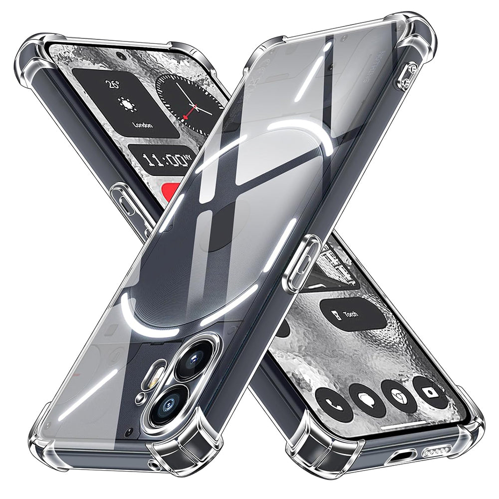 Custodia per Nothing Phone (2), Techsuit, Shockproof Clear, Trasparente