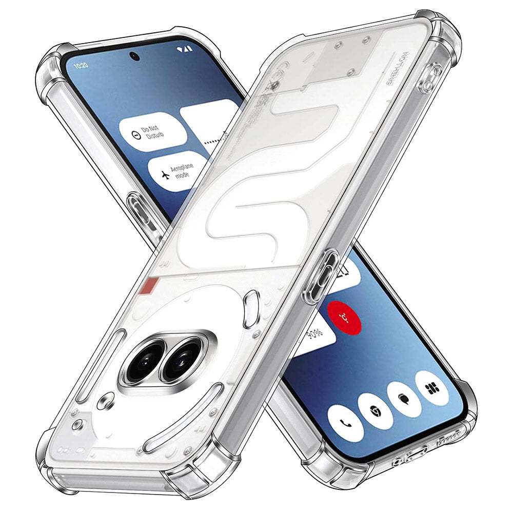 Custodia per Nothing Phone (2a) Plus / Phone (2a), Techsuit, Shockproof Clear, Trasparente