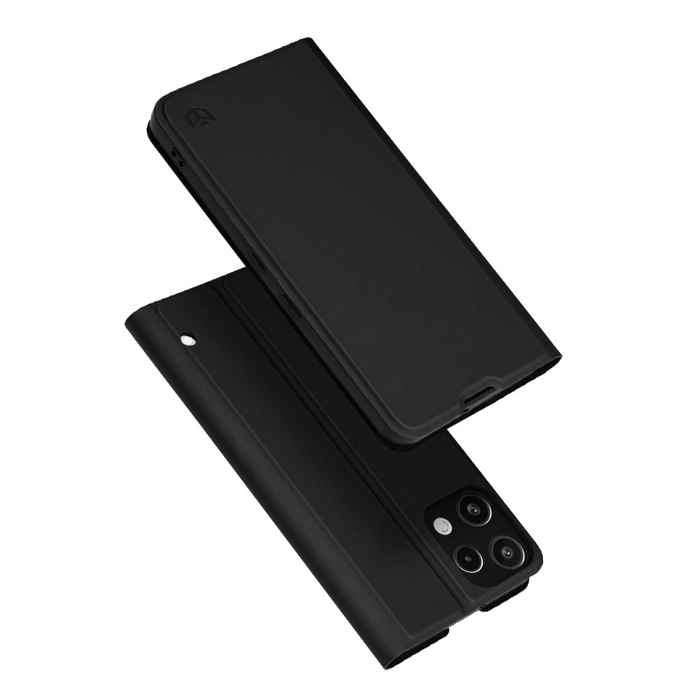 Case for Nothing Phone (3a) Lite, Techsuit, Magskin Book, Black