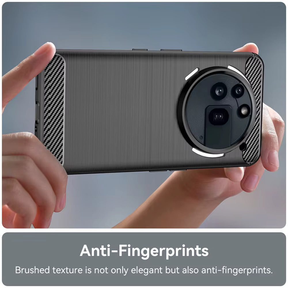 Custodia per Nothing Phone (3a) Pro, Techsuit, Carbonio, Blu