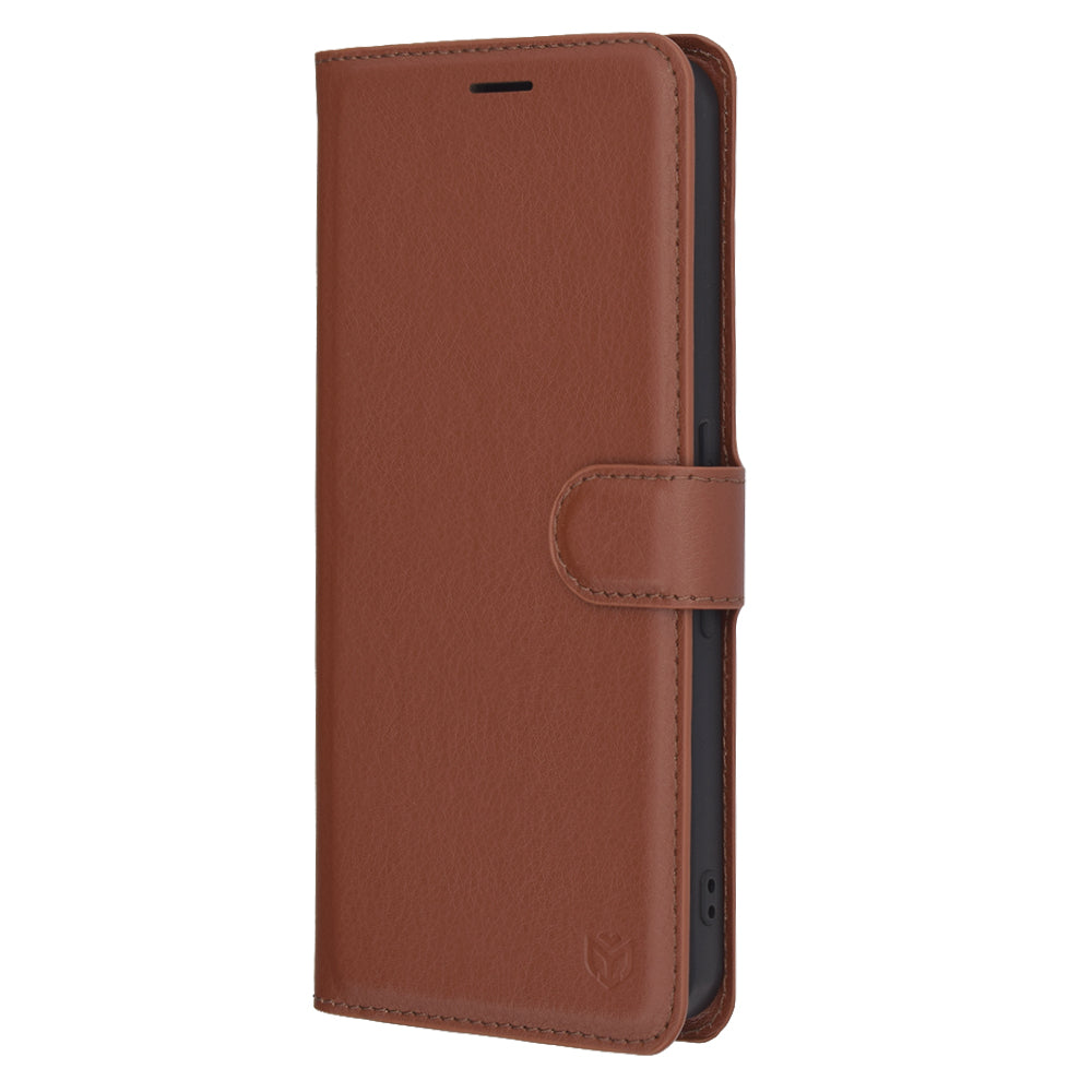 Custodia per Nothing Phone (3a) Pro, Techsuit, Leather Folio, Marrone