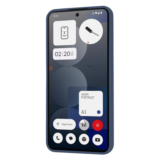 Custodia per Nothing Phone (3a) Pro, Techsuit, SoftFlex, Blu scuro