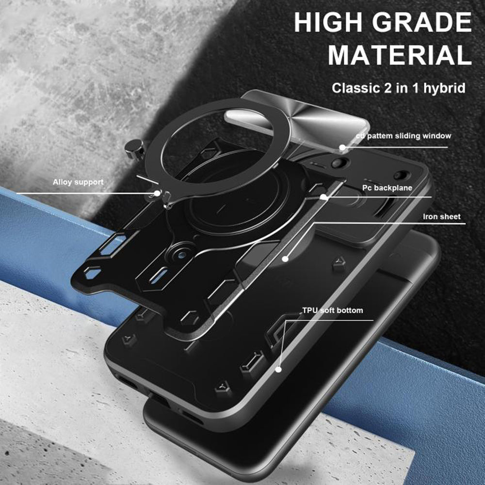 Custodia per Nothing Phone (3a), Techsuit, CamGuard Pro, Nera
