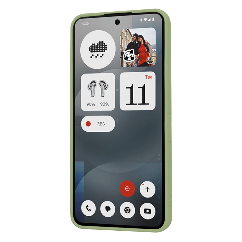 Custodia per Nothing Phone (3a), Techsuit, SoftFlex, Matcha
