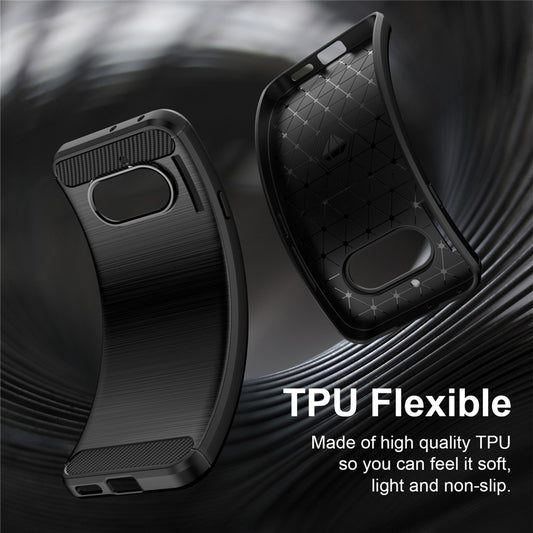 Custodia per Nothing Phone (4a), Techsuit, Carbonio, Nera
