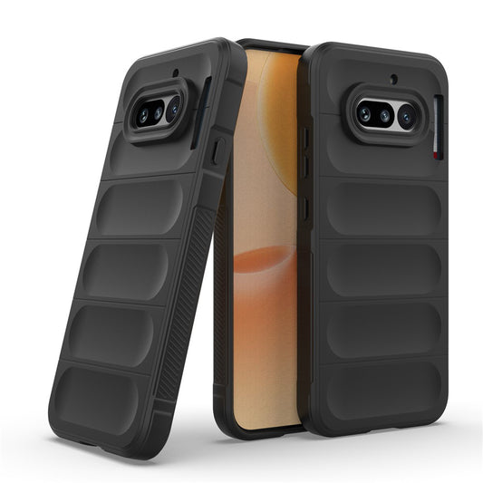 Custodia per Nothing Phone (4a), Techsuit, Magic Shield, Nera