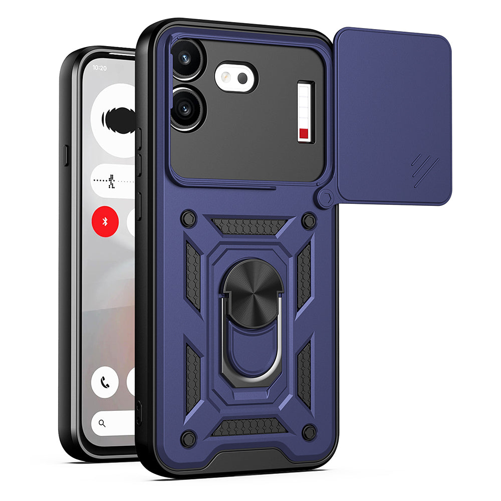 Custodia per Nothing Phone (4b), Techsuit, CamShield, Blu
