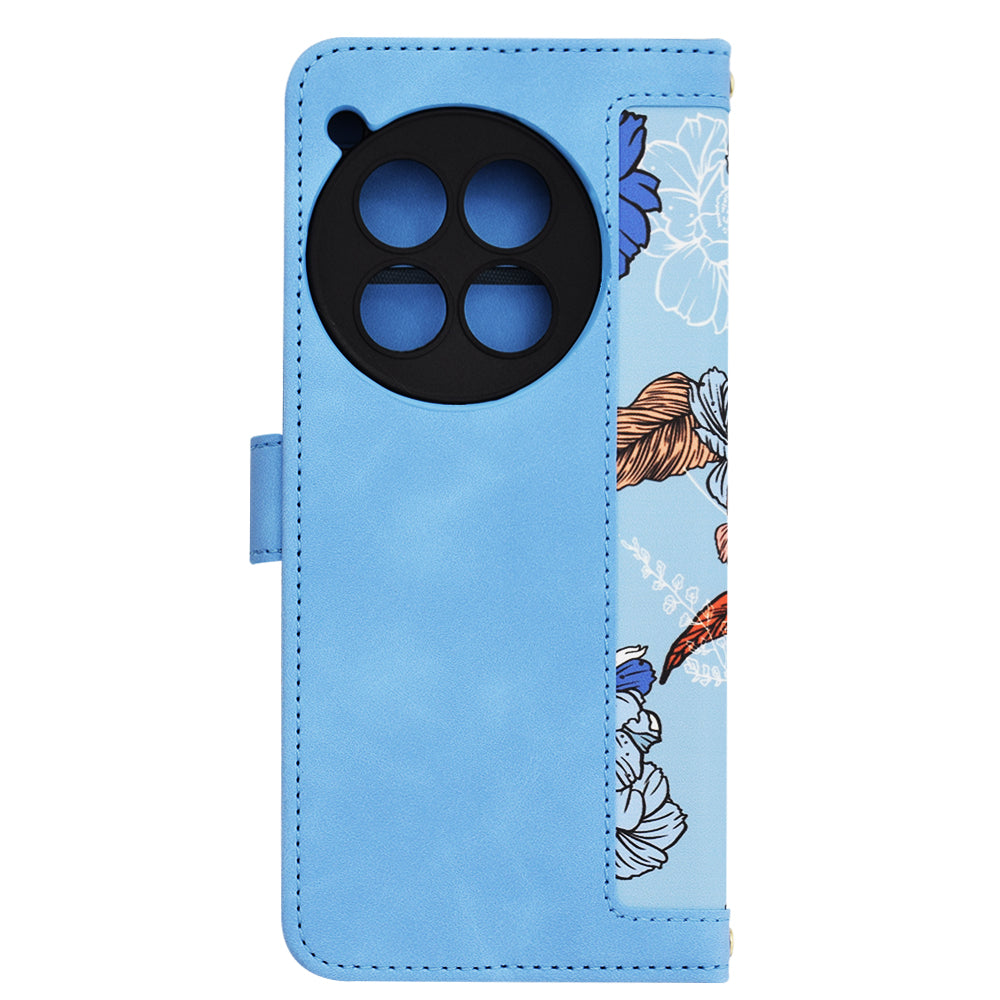 Custodia per OnePlus 12, Techsuit, FlipCraft, Blu