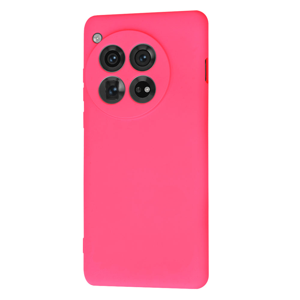 Custodia per OnePlus 12, Techsuit, SoftFlex, Rosa Scuro